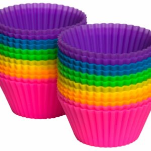 Pantry Elements Silicone Baking Cups, Standard Size, Case of 1200 cups (Cups Only)