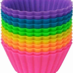 Pantry Elements Jumbo Silicone Muffin Cups, 12-Pack